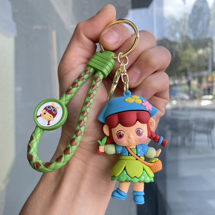 Wholesale Keychain, car keychain, bag, pendant, couple's exquisite small gift, cute doll hanging decoration