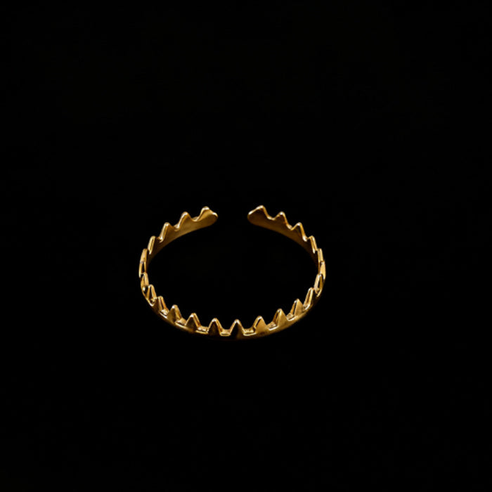 Wholesale Titanium steel d adjustable creative niche minimalist ring