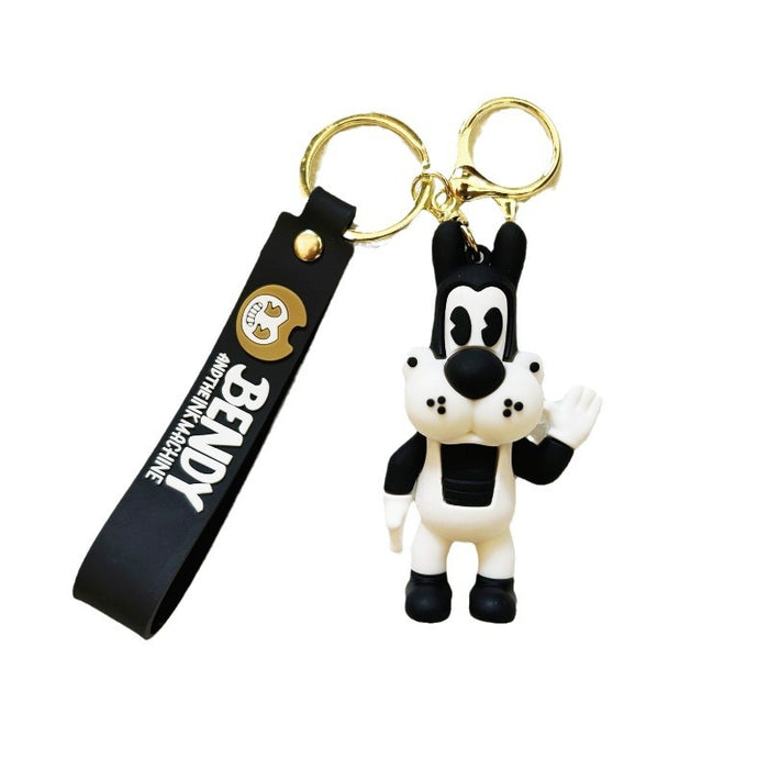Wholesale Cartoon Dog Doll Silicone Keychain (F) JDC-KC-Chucheng001