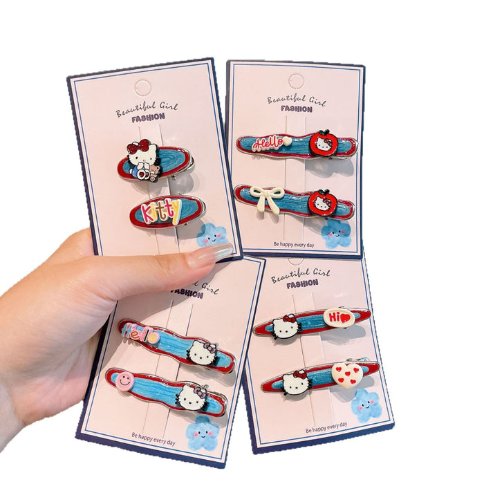 Wholesale Children' s blue cat hair clip