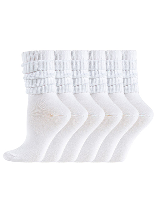 Wholesale American style long tube socks for women spring and autumn solid color autumn and winter thick warm calf socks