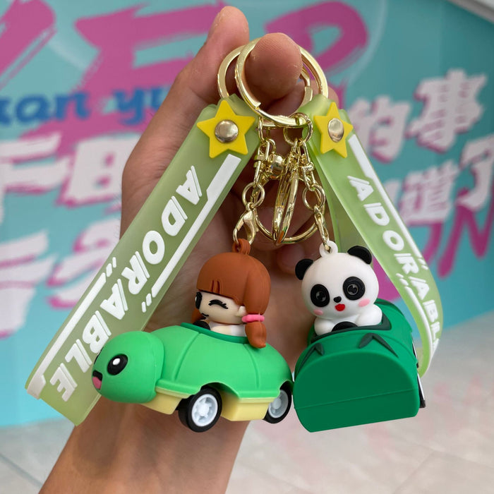 Wholesale Keychain Cartoon Car Bag Pendant Children's Toys Exquisite Small Gifts Wholesale