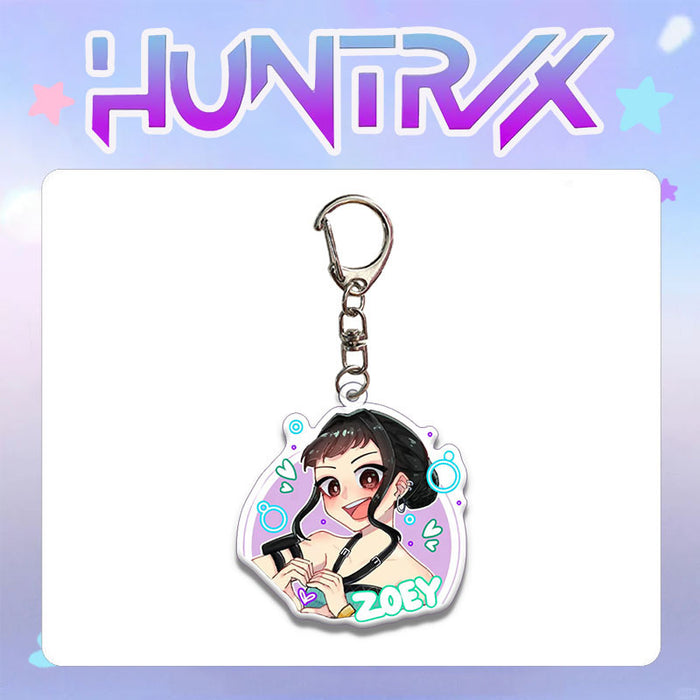 Wholesale 10pcs Acrylic Keychain Bag Pendant Accessories