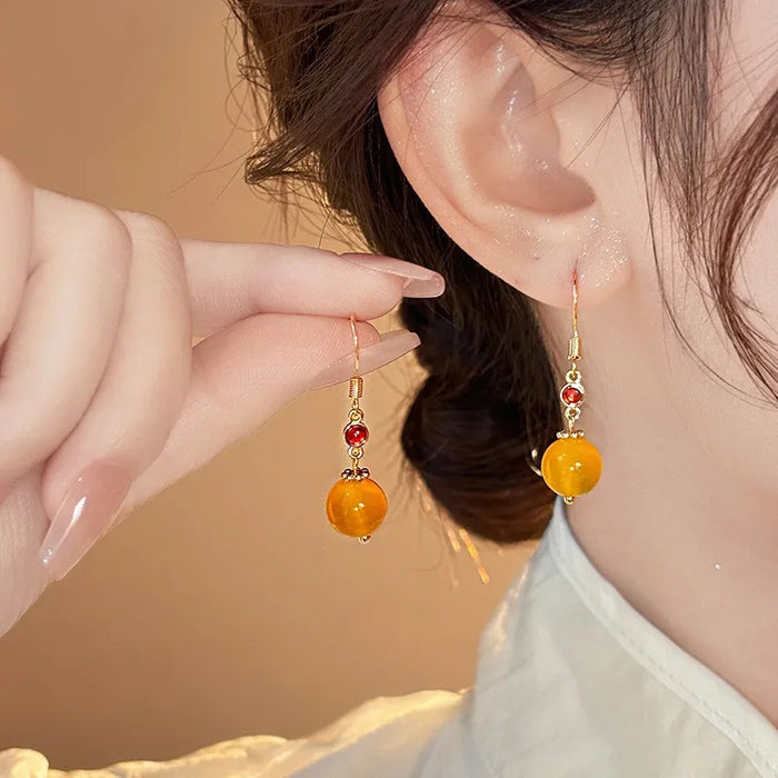 Wholesale Small niche circular earrings, new earrings, light luxury, high-end, elegant temperament