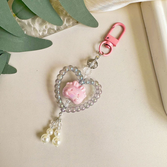 Wholesale Hat Rabbit Pearl Keychain Crossbody Bag Pendant Bag Hanging Gifts