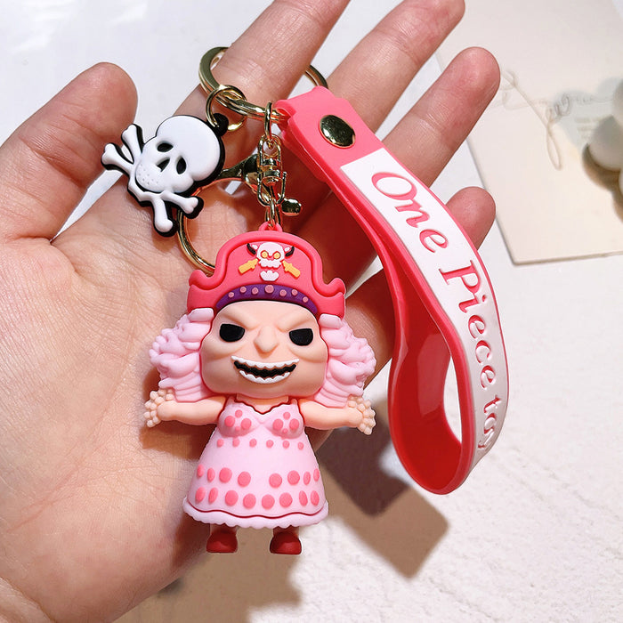 Wholesale Cartoon Silicone Doll Keychain JDC-KC-QiChao047