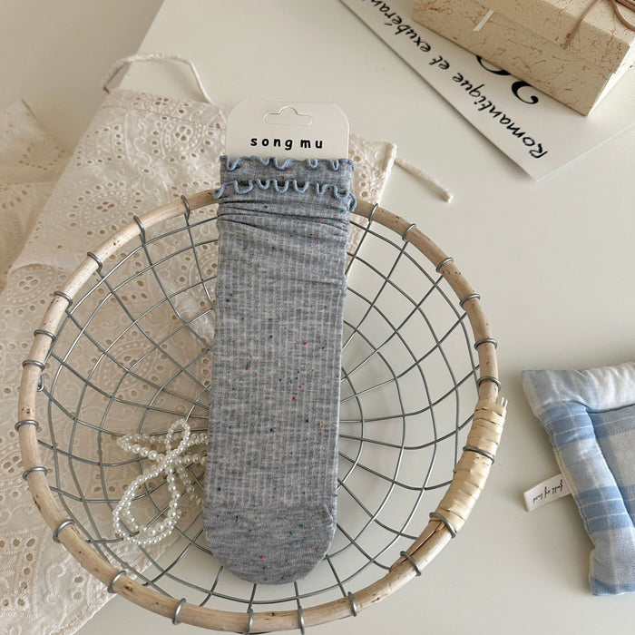 Wholesale New mid length socks, niche original pile socks