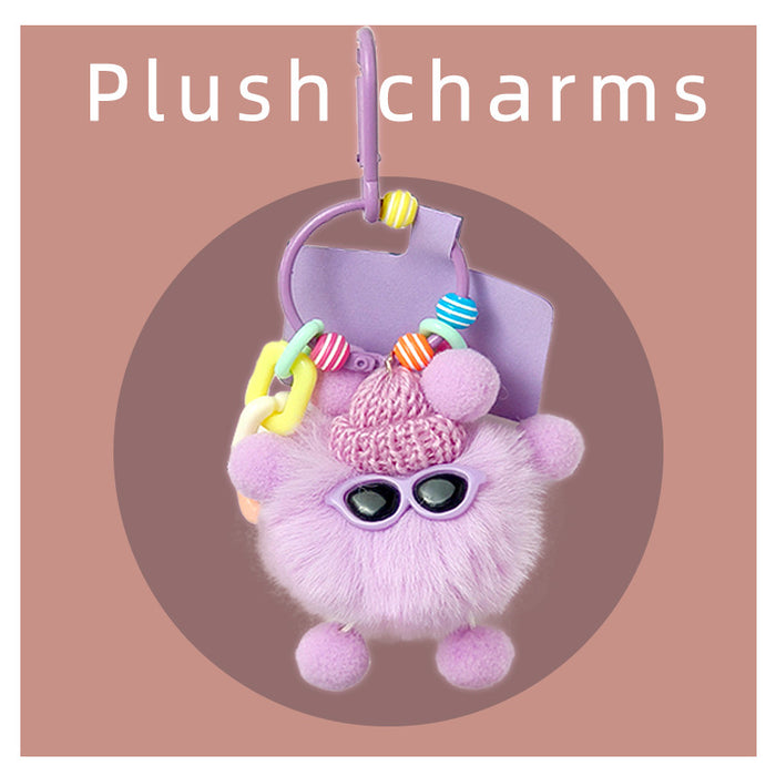 Wholesale Cute Plush Elf Bag Charm Pink Keychain Resale Accessory MOQ≥5