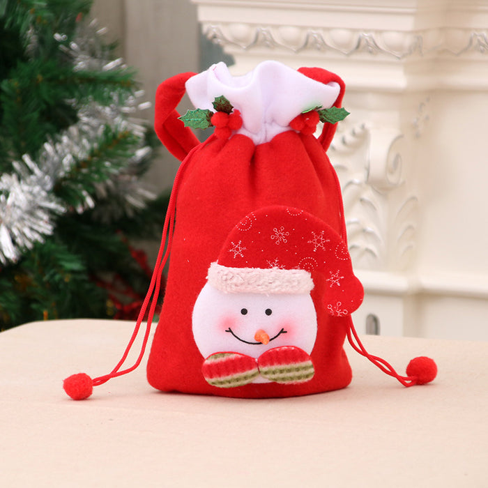 Wholesale Christmas Apple Bag, Handbag, Christmas Eve Gift Bag, Kidsren' s Small Gift Bag, Christmas Apple Bag