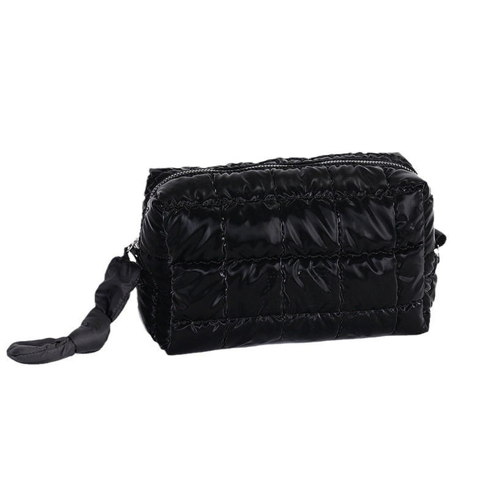 Wholesale Chic Polyester Cosmetic Bag Large Capacity Handbag Style Lightweight Travel Makeup Organizer