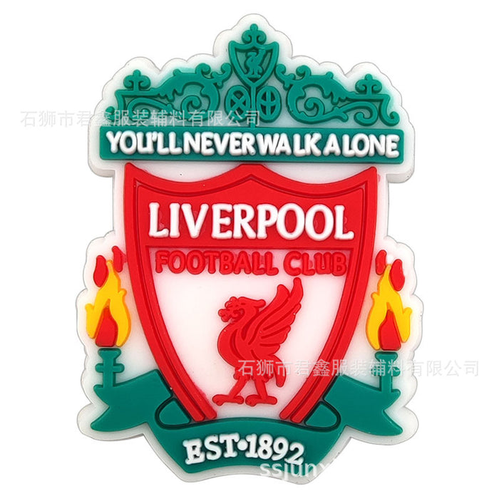 Wholesale 50pcs Football team standard Jersey Shoes Charms