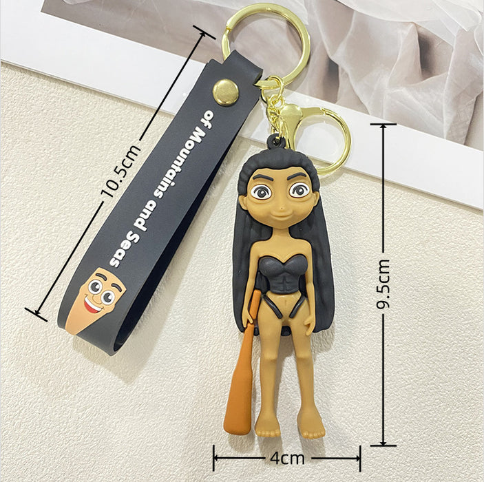 Wholesale Wooden Stick Man Bigfoot Tree Shark Doll Pendant