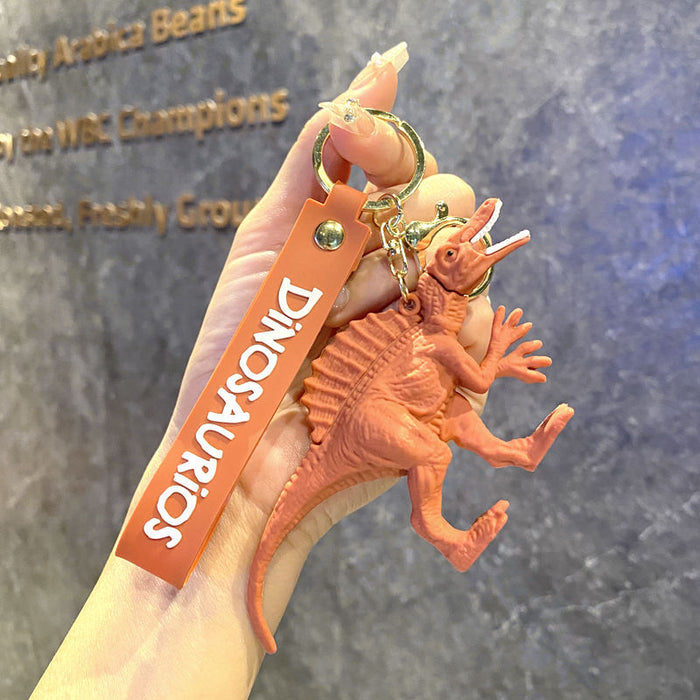 Wholesale Tyrannosaurus Rex Dinosaur  Keychain Creative Bag Car Key Pendant Couple Activities Small Gift