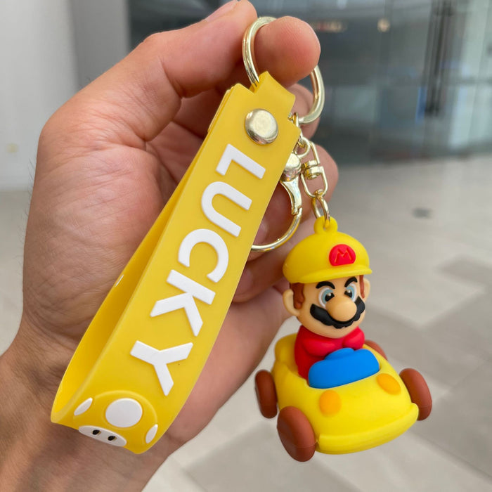 Wholesale Car keychain, cartoon doll, backpack pendant, keychain, car ornament, claw machine, small gift