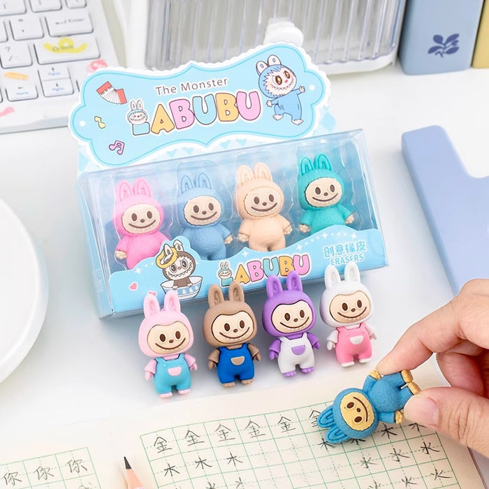 Wholesale Cartoon Rabu Eraser Boxed Primary School Eraser Children' s Prize Stationery Gift