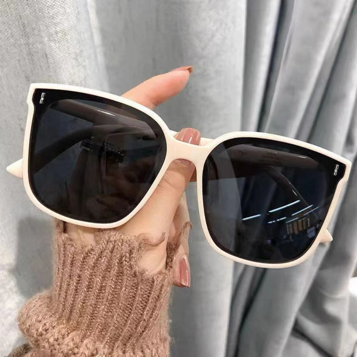 Wholesale Women's Large-Frame Sunglasses Women's Sunglasses Men's Driving Trendy Anti-UV Internet Celebrity Same Style Glasses All-Match Mask