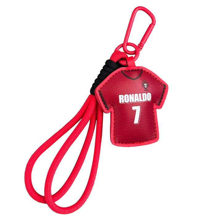 Wholesale Soccer Jersey Leather Keychain Bag Charm Gift for Fans
