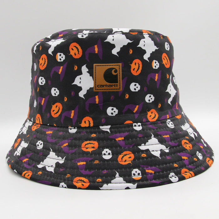 Algodón al por mayor Spring Summer Halloween Ghost Bucket Hat JDC-HT-PNI003