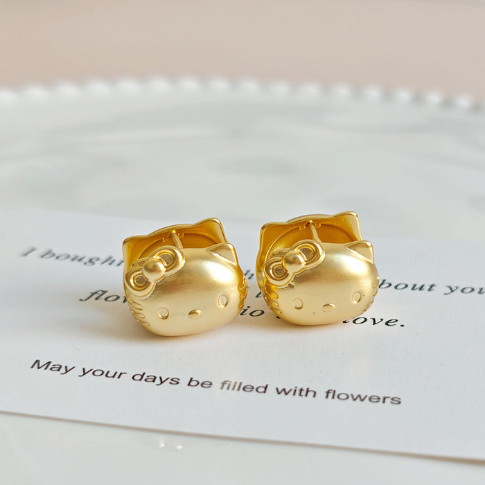 Wholesale Simple matte 3D cat ear clips