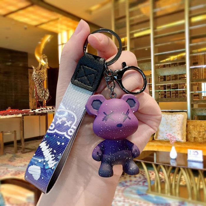 Wholesale Cartoon Bear Resin Doll Keychain JDC-KC-MingT047