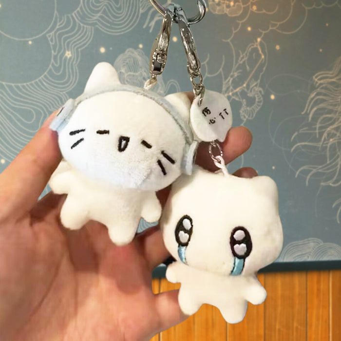 Wholesale Plush Cartoon Cat Doll Keychain JDC-KC-JuJi024