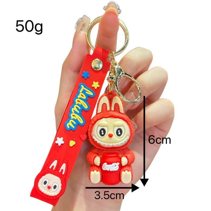 Wholesale Cartoon doll keychain cute little sheep doll keychain trendy toy gift pendant