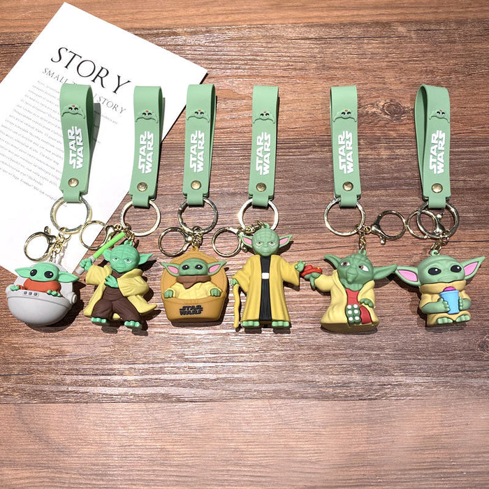 Wholesale Alien keychain cute doll car bag pendant small gift