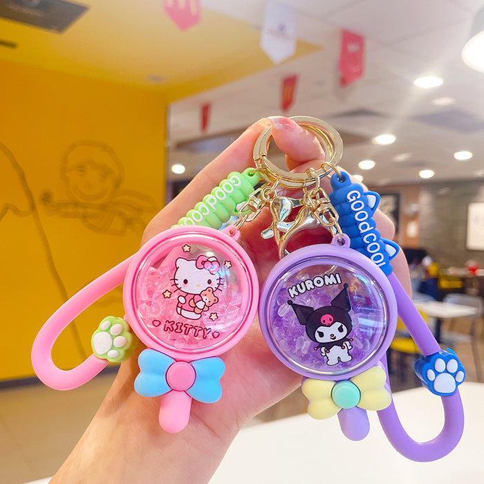 Wholesale Silicone Cute Cartoon Doll Keychain JDC-KC-LiuFan022