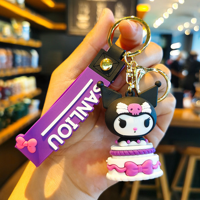 Wholesale Cartoon Doll Silicone Keychain JDC-KC-Tingm260