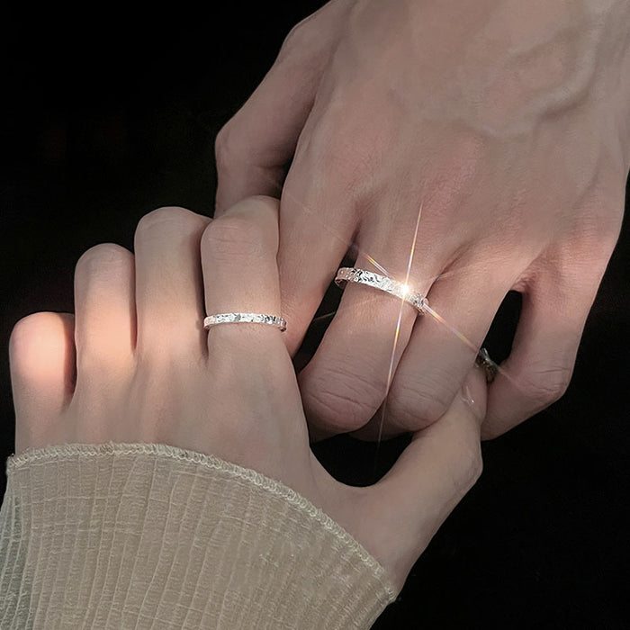 Wholesale Ice Ice Ring for Women  Ring Opening Couple's Ring Gift