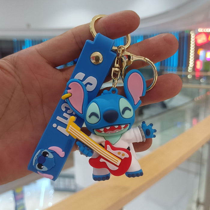 Wholesale Cartoon Silicone Anime Keychain JDC-KC-YiChang028