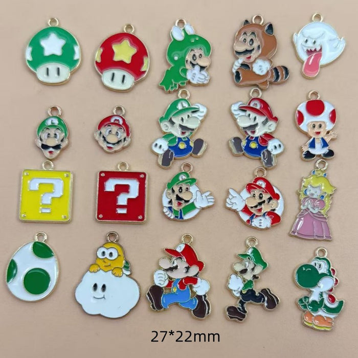 Wholesale 10pcs DIY Alloy Oil Drip Packaging Jewelry Bracelets,  Earrings,  Necklaces,  Hair Accessories,  and Pendants