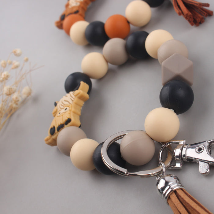 Wholesale Cartoon silicone keychain accessories