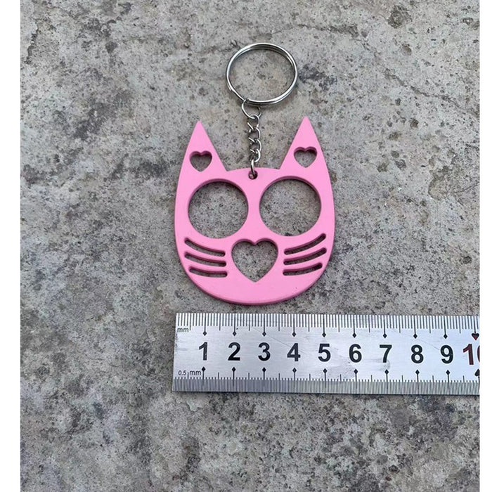 Wholesale Love Cat Zinc Alloy Keychain JDC-KC-KaBiao001