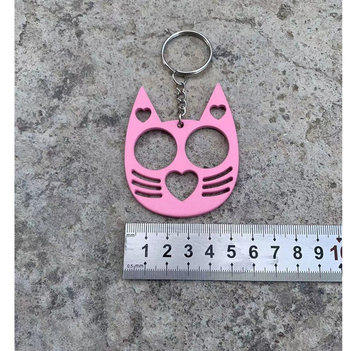 Wholesale Aluminum Alloy Multifunctional Love Cute Cat Keychain JDC-KC-KB021