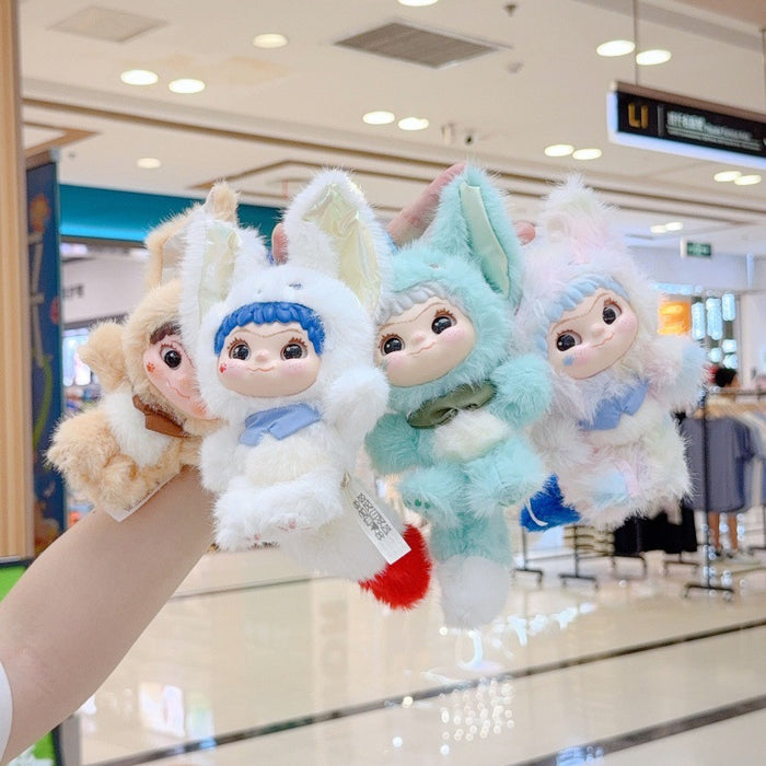 Wholesale Vinyl diary fox rabbit ornaments blind box plush doll