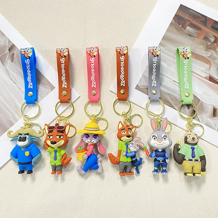 Wholesale Cute cartoon character keychains for couples