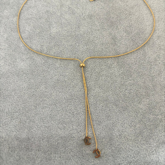 Wholesale Fashion necklace, pull-out collarbone chain, minimalist for women