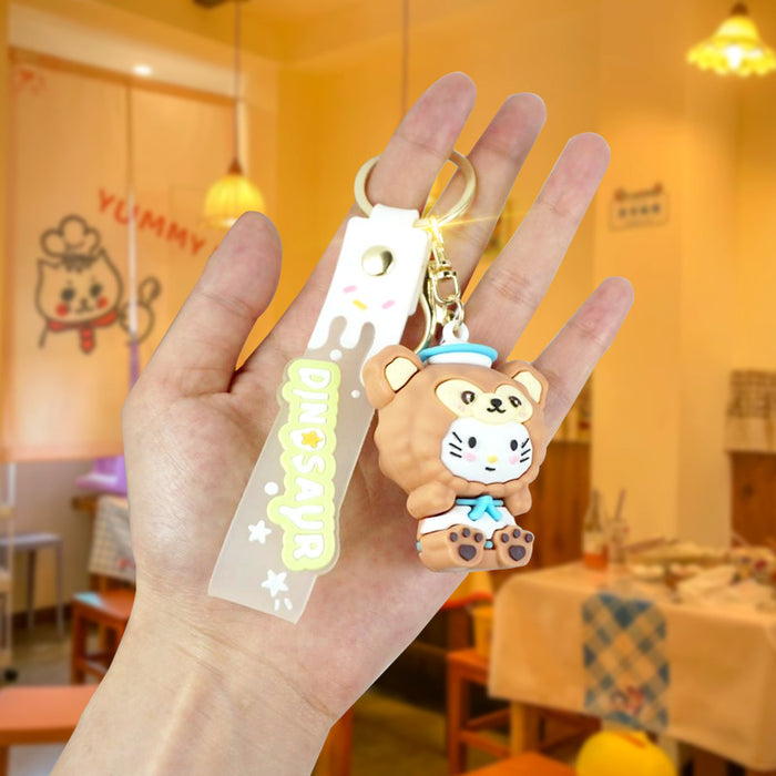 Wholesale Rubber Cartoon Doll Keychain JDC-KC-Yexiang012