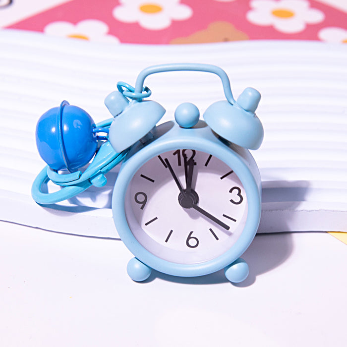 Wholesale Creative Function Mini Alarm Clock Keychain Exquisite Car Pendant