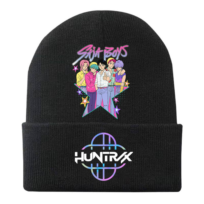 Wholesale Kpop Cartoon knitted hat warm hat