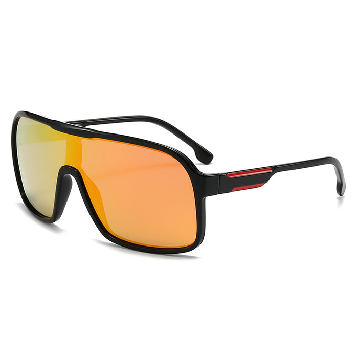 Wholesale New Polarized Large Frame Integrated Sunglasses Fashion Cycling Sports Mirrors Outdoor Sunshade Mirrors