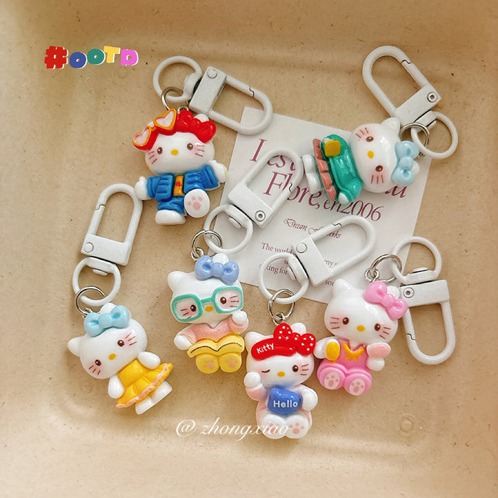 Wholesale Cartoon keychain pendant, cute bag decoration, student backpack accessories