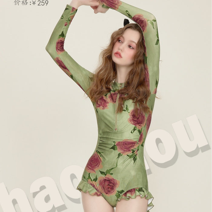 Wholesale Swimsuit one-piece swimsuit retro cool temperament swimsuit