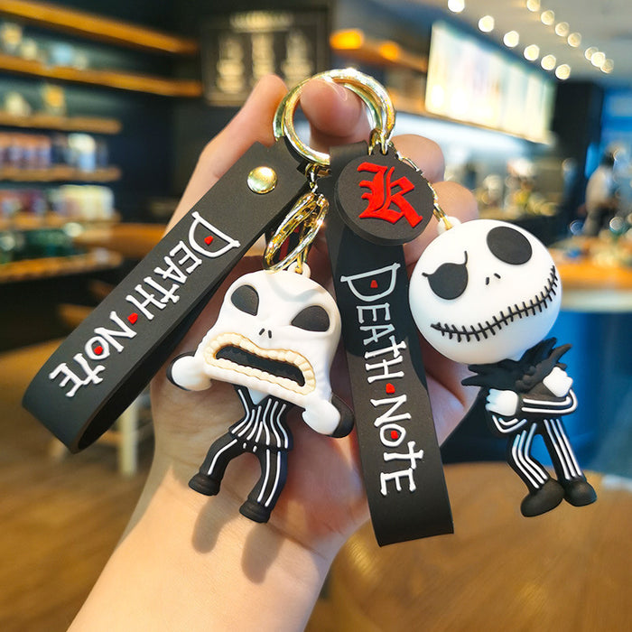 Wholesale Cartoon Silicone Doll Keychain JDC-KC-Tingm291