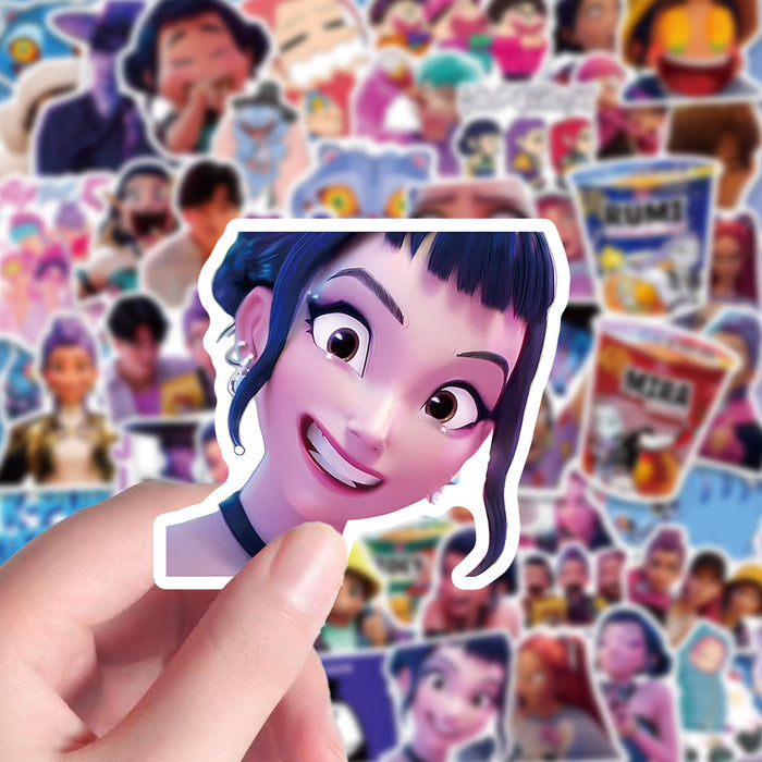 Wholesale Kpop graffiti stickers,  skateboard luggage stickers