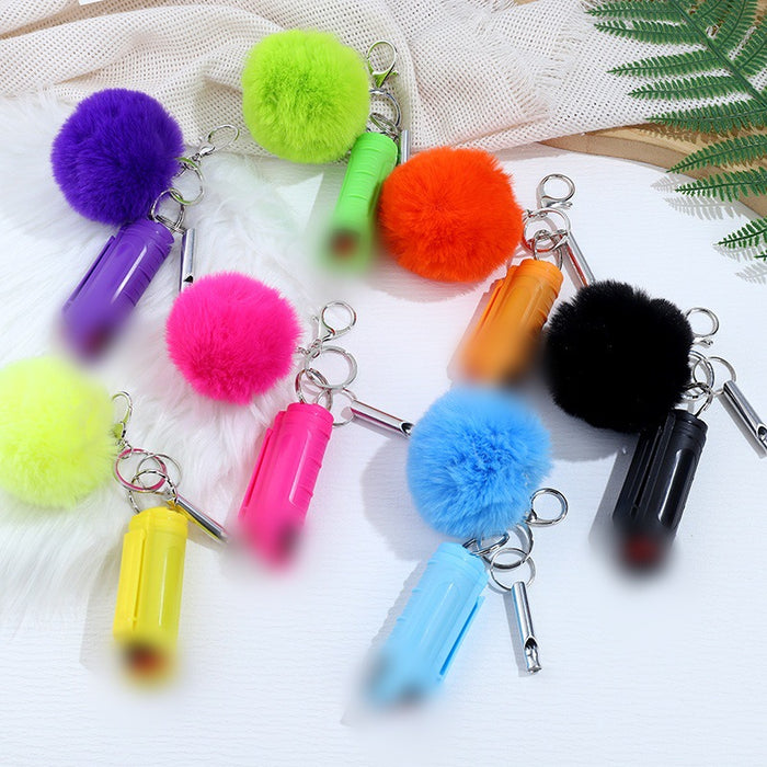 Wholesale Portable Multifunctional Fur Ball Keychain JDC-KC-Jinl006