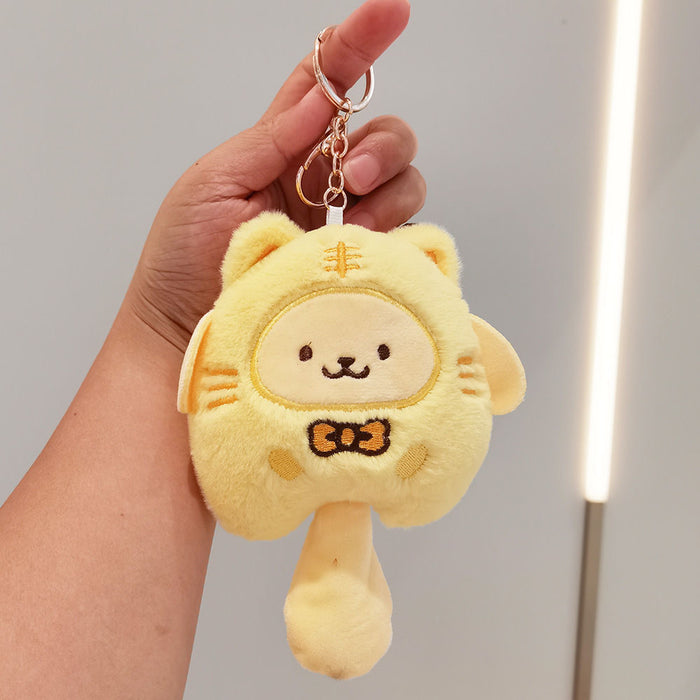 Wholesale Plush Dol Pendant Cartoon Cat Doll Grabber Doll Toy Keychain