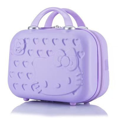 Wholesale Bear and Cat Cosmetic 14 Inch Suitcase