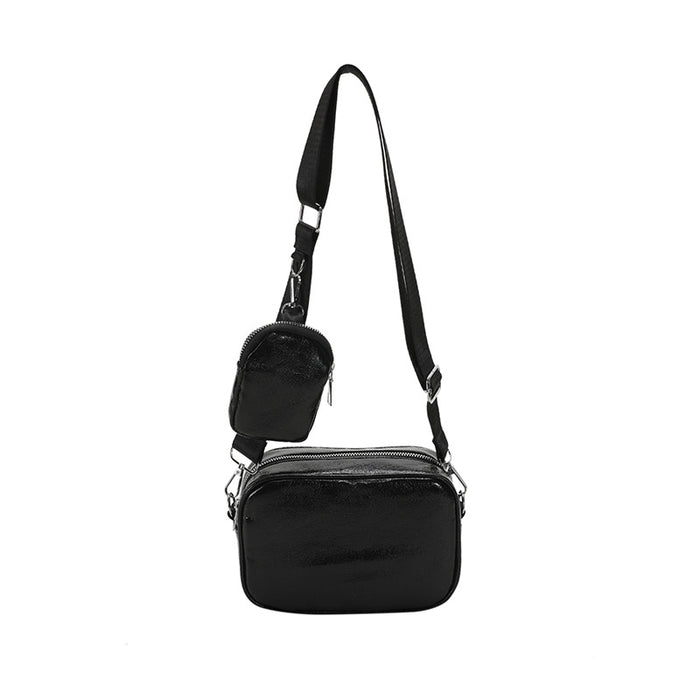 Wholesale PU Shiny Shoulder Messenger Bag JDC-SD-MingShuo024